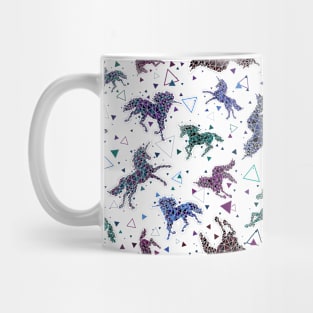 Unicorn Triangle Art Mug